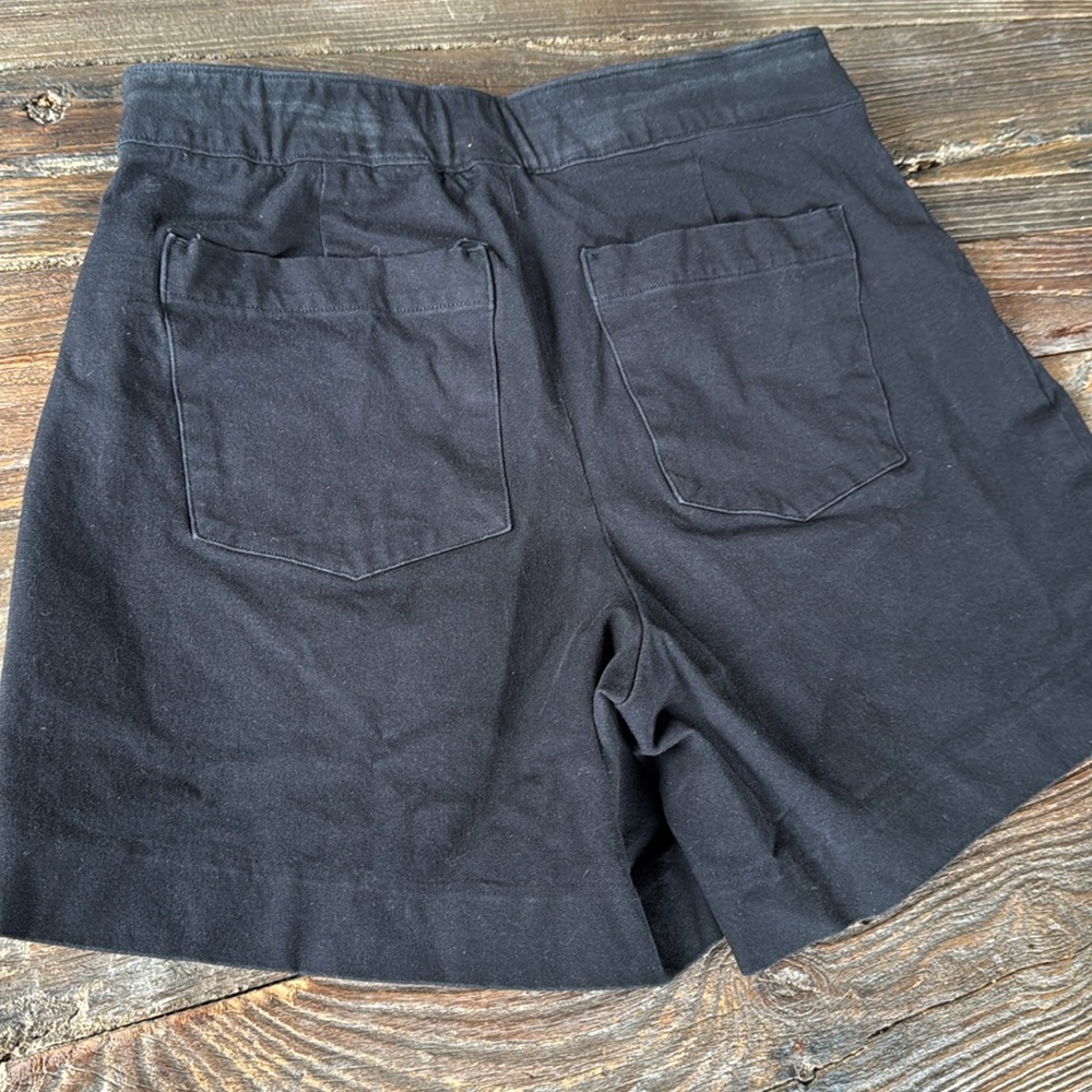 SPANX tummy control flat front 5” black shorts‎ size Small - Picture 4 of 7